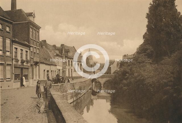 'Le Quai des Ménétriers', c1928. Artist: Unknown.