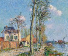 Le quai du Pothuis à Pontoise, 1906. Creator: Loiseau, Gustave (1865-1935)