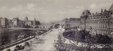 Le quai Pelletier et l'Hôtel de Ville (vue prise du quai de la Grève), 4ème arrondiss...c1845-1885. Creators: Frederic Martens, Goupil and Co