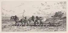 Le Rouleau, 1868. Creator: Charles Emile Jacque