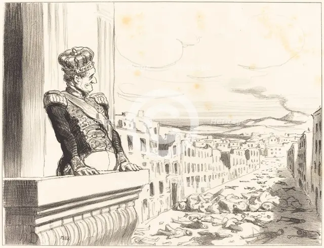Le Roi de Naples, c1848. Creator: Honore Daumier.