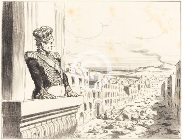 Le Roi de Naples, c1848. Creator: Honore Daumier.