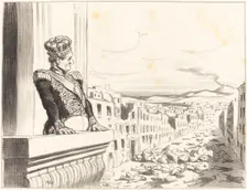 Le Roi de Naples, c1848. Creator: Honore Daumier