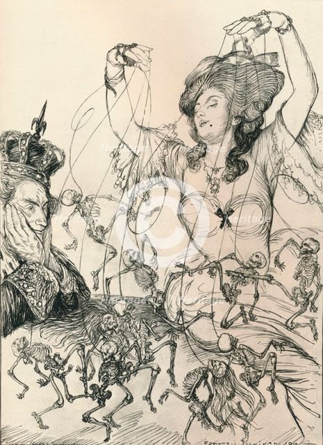 Le Roi S'Amuse, 1910, (1924). Artist: Edmund Joseph Sullivan
