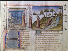 Le Roman de la Rose, codex, miniature on page 2, work by Guillaume de Lorris