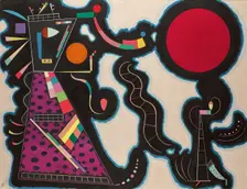 Le Rond rouge, 1939. Creator: Kandinsky, Wassily Vasilyevich (1866-1944)