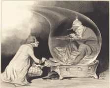 Le Rajeunissement du Constitutionnel..., 1844. Creator: Honore Daumier