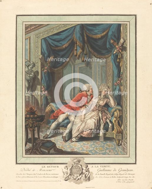 Le retour a la vertu. Creator: Joseph de Longueil.