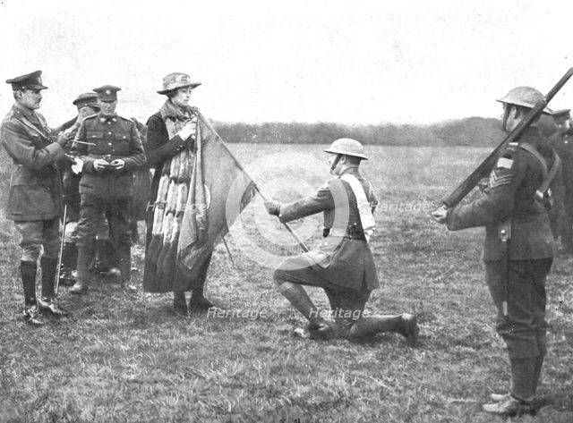 'Le Retour des Vainqueurs; La princesse Patricia de Connaught fixant une branche... Creator: Unknown.