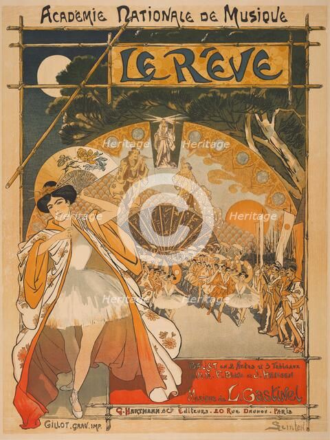 Le Rêve, 1891. Creator: Steinlen, Théophile Alexandre (1859-1923).