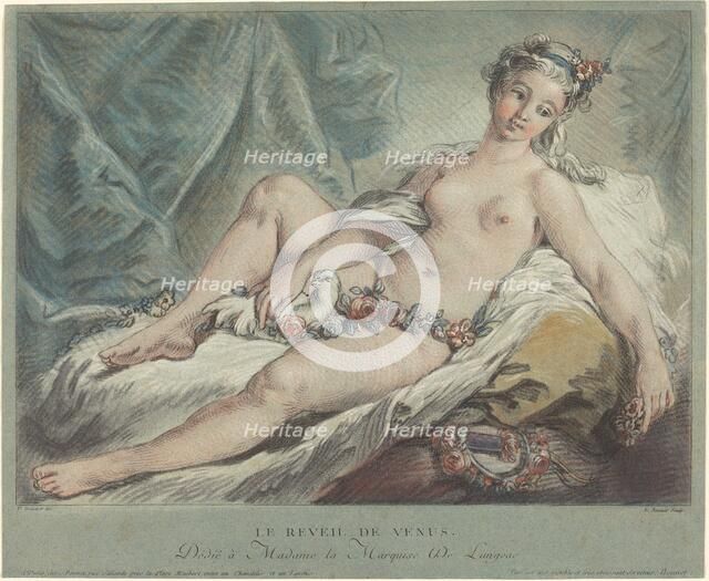 Le Réveil de Venus (Venus Rising), 1769. Creators: Louis Marin Bonnet, Francois Boucher.