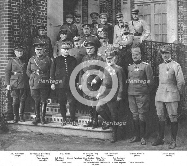 'Le recent Conseil de Guerre des Allies au Grand Quartier General Francais', 1916. Creator: Unknown.