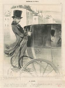 Le Recors, 1841. Creator: Honore Daumier