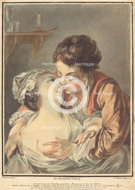 Le Rendez-vous, 1771. Creator: Louis Marin Bonnet.