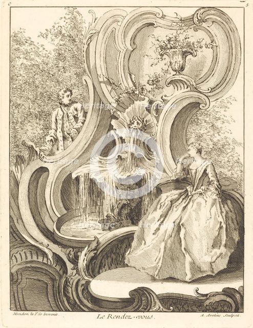 Le Rendez-vous, 1736. Creator: Antoine Aveline.
