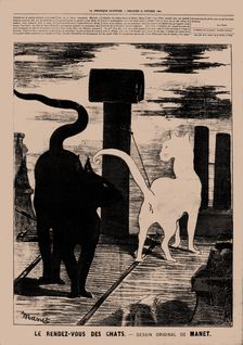 Le Rendez-vous des Chats, 1869. Creator: Manet, Édouard (1832-1883)