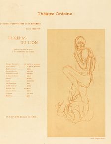 Le Repas du lion, 1897. Creator: Auguste Rodin