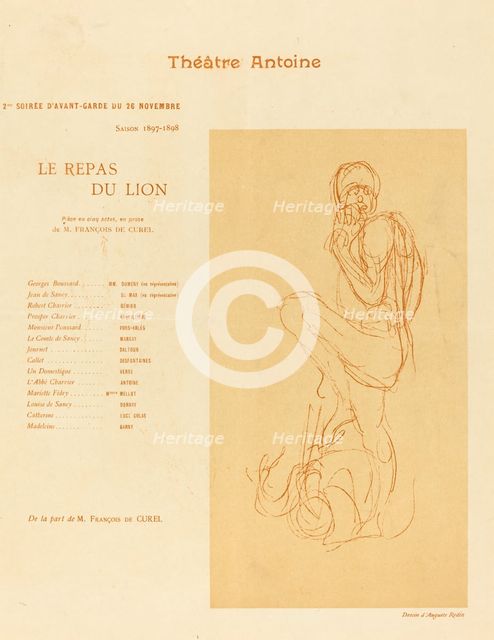 Le Repas du lion, 1897. Creator: Auguste Rodin.