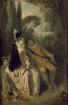 Le Repos Gracieux, c1713. Artist: Jean-Antoine Watteau