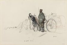 Le replis boche, c. 1914/1919. Creator: Jean Louis Forain