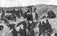 Le resultat d'une explosion de mine 1915. Creator: Unknown