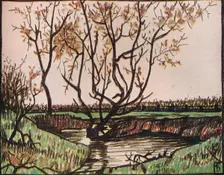Le Ruisseau c1919. Artist: Fernand Scouflaire