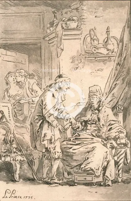 'Le Toucher', 1775. Creator: Jean Baptiste Le Prince.