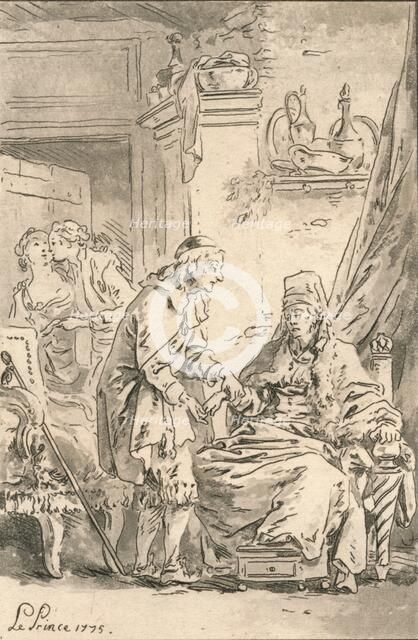 'Le Toucher', 1775. Creator: Jean Baptiste Le Prince.