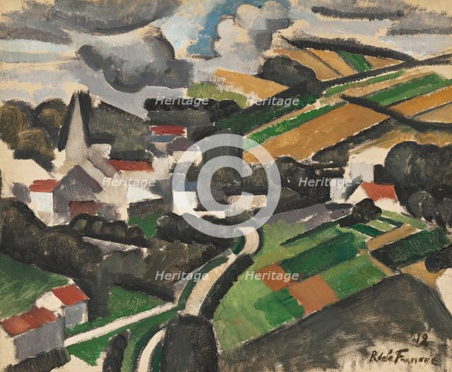 Le Tournant, Meulan, 1912. Creator: La Fresnaye, Roger de (1885-1925).