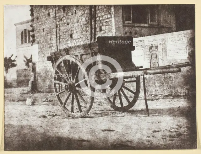 Le Tombereau, 1842/50, printed 1965. Creator: Hippolyte Bayard.