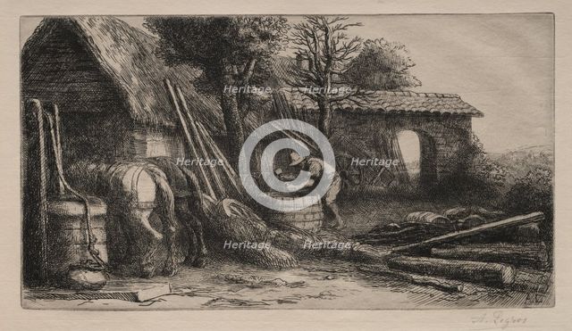 Le Tonnelier. Creator: Alphonse Legros (French, 1837-1911).