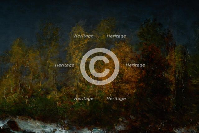 Le Torrent. Environs de Clermont-Ferrand, between 1870 and 1880. Creator: Felix Francois Georges Philibert Ziem.