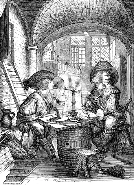'Le Tabac', 17th century. Artist: Abraham Bosse