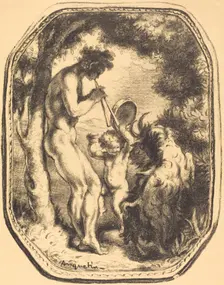 Le Talion; La Cage; Ceux qui restent; Fortune, 1898. Creator: Louis Anquetin