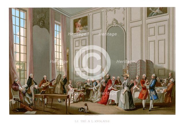 Le the a L'Anglaise, (1885).Artist: Picard