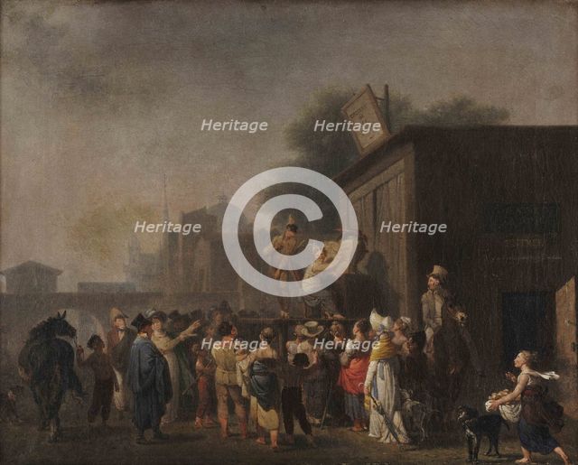 Le Théâtre de la Folie (The Theatre of Madness), c1805-1810. Creator: Taunay, Nicolas Antoine (1755-1830).