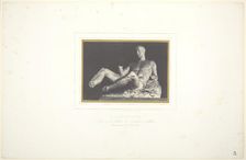 Le Thésée de Phidias/ Fragment du Fronton du Parthenon d'Athènes/ Maintenant au Musée..., 1851. Creator: Louis-Désiré Blanquart-Evrard