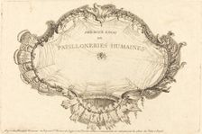 Le Titre, in or after 1756. Creator: Charles-Germain de Saint-Aubin