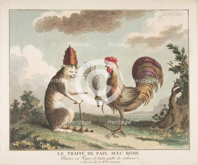 Le Traité de Paix avec Rome (The Peace Treaty with Rome), ca. 1789. Creator: Unknown.
