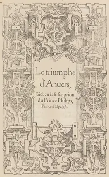 Le triomphe d'Anvers faict en la susception du Prince Philips, Prince d'Espaign[e], 1550. Creator: Pieter Coecke van Aelst