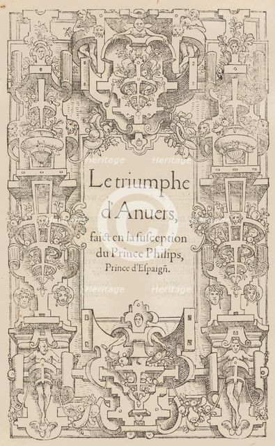 Le triomphe d'Anvers faict en la susception du Prince Philips, Prince d'Espaign[e], 1550. Creator: Pieter Coecke van Aelst.