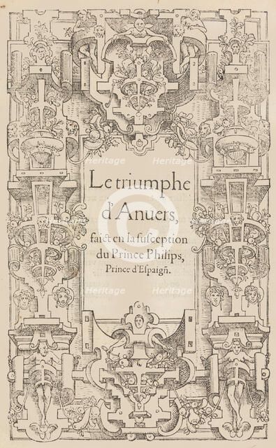 Le triomphe d'Anvers faict en la susception du Prince Philips, Prince d'Espaign[e], 1550. Creator: Pieter Coecke van Aelst.