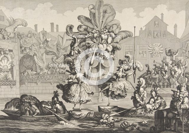 Le triomphe de la coquetterie, 18th century., 18th century. Creator: Anon.