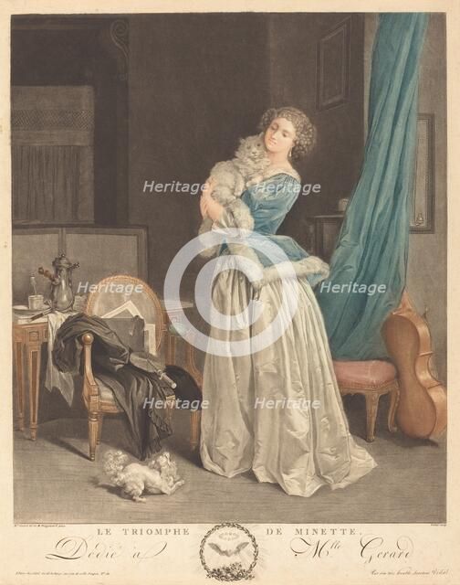 Le triomphe de Minette. Creator: Geraud Vidal.