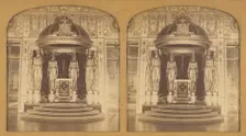 Le Trone (Palais du Senat), 1855-1865. Creator: F. Grau