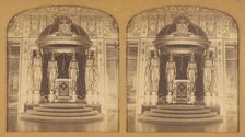 Le Trone (Palais du Senat), 1855-1865. Creator: F. Grau