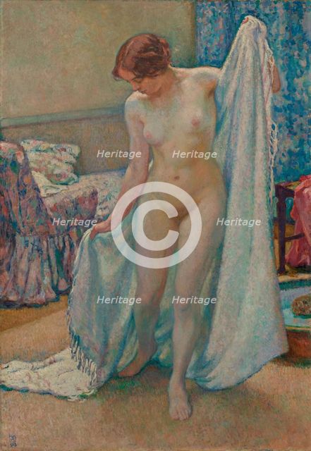 Le Tub, 1913. Creator: Rysselberghe; Théo van (1862-1926).
