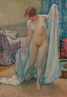 Le Tub, 1913. Creator: Rysselberghe; Théo van (1862-1926)