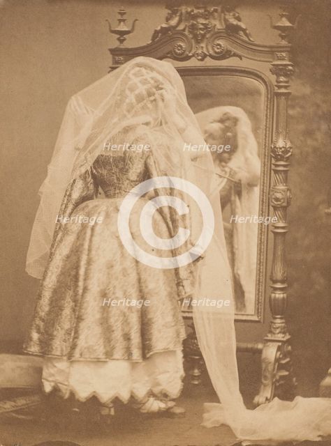 Le voile, 1860s. Creator: Pierre-Louis Pierson.