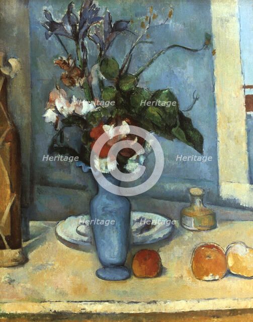 'Le Vase Bleu', 1889-1890. Artist: Paul Cezanne